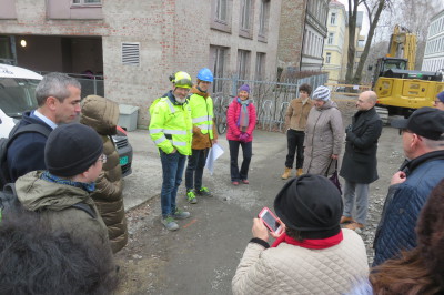 At one of the sites for opening the rivers in Oslo