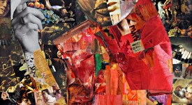 Картина18 -аз-мога-без-всички_collage_artwork_dzhachkov_buyart_masterpiece_original_painter_portrait_red_black_paper_0653