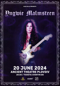 Poster YNGWIE MALîSTEEN - LIVE in Plovdiv